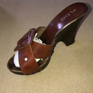 ALDO Brown Wedge